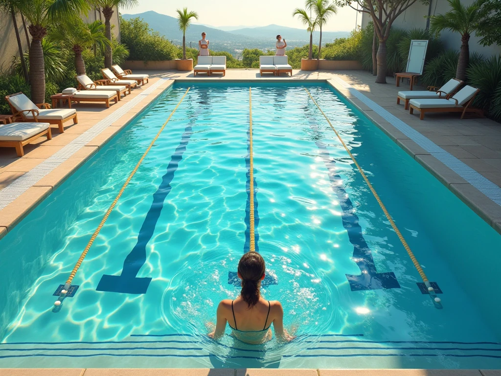 Abstrakt cirkel der symboliserer balance i vand