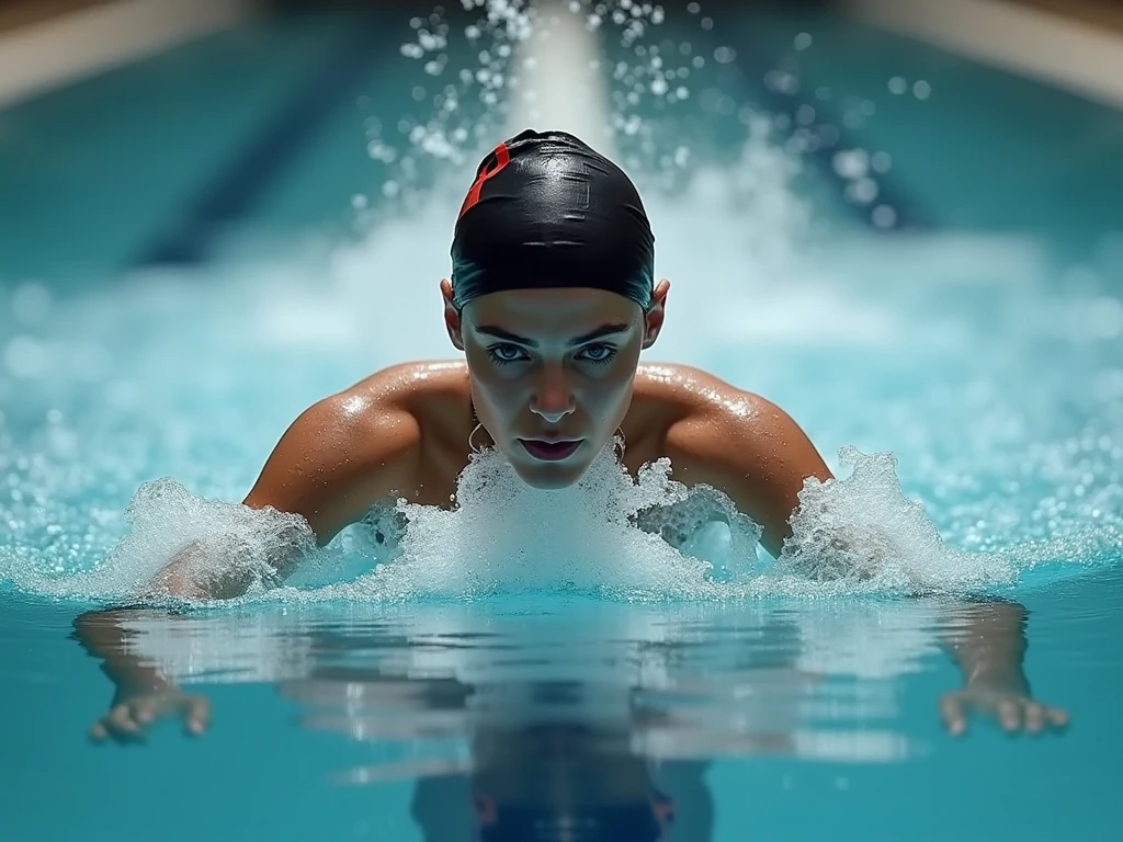 Stiliseret bølge og cirkel i pasteller